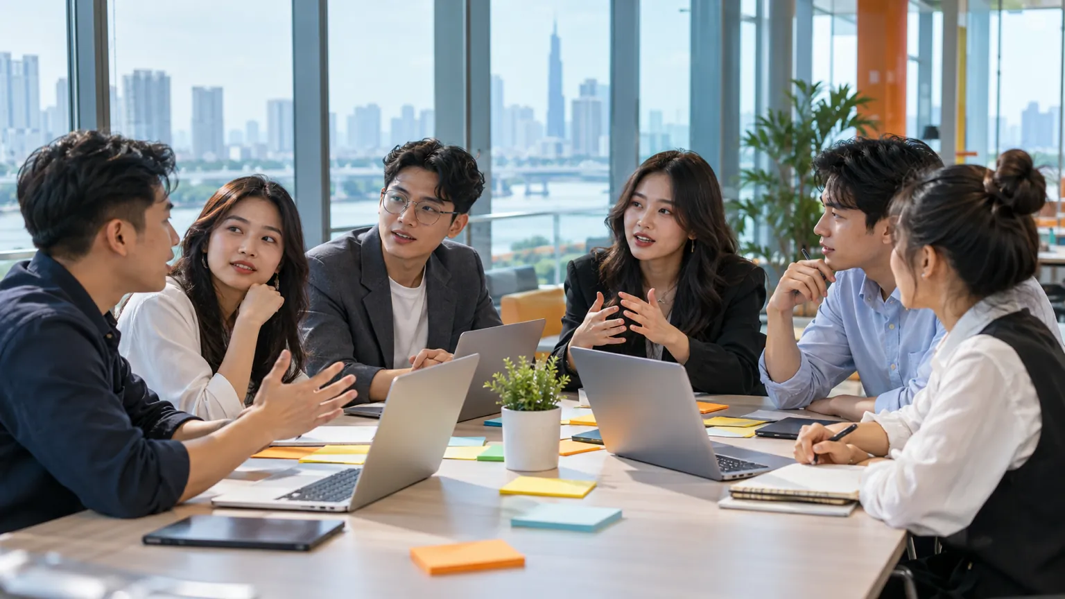 Làm việc nhóm như ở doanh nghiệp